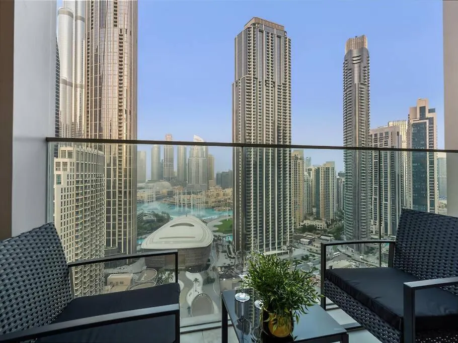 Panoramic Full Fountain,Opera& Burj Sky View 4Br Apt Dubai