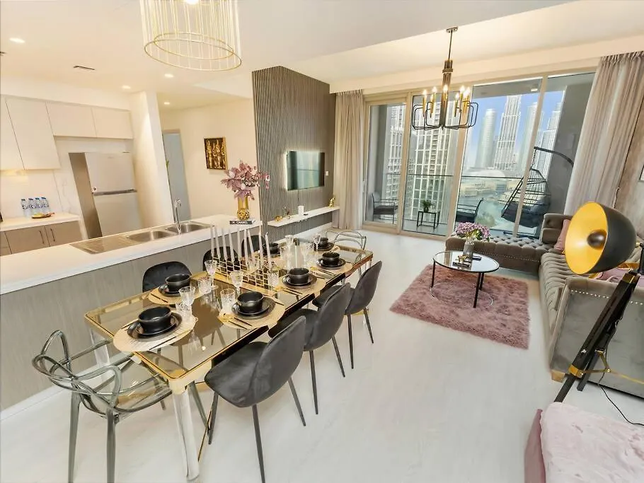Panoramic Full Fountain,Opera& Burj Sky View 4Br Apt Dubai United Arab Emirates