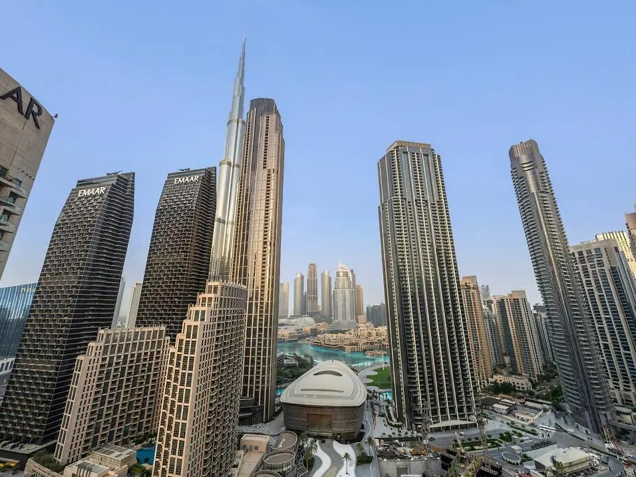 Panoramic Full Fountain,Opera& Burj Sky View 4Br Apt Dubai